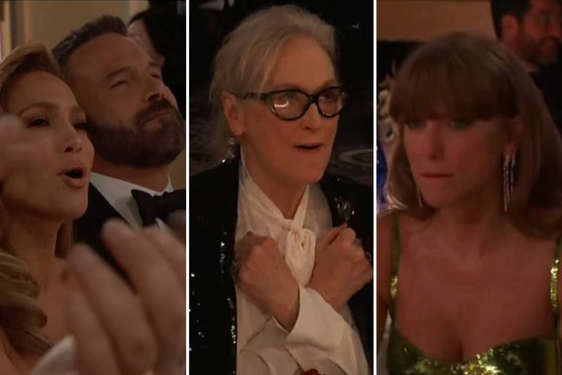 Globo de Ouro 2024: Taylor Swift, Ben Affleck e as melhores reações das celebridades