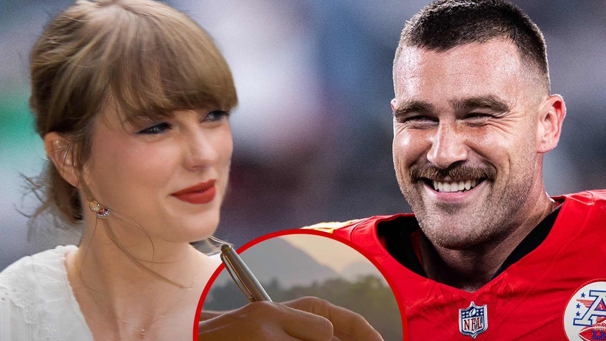 Taylor Swift escreveu pelo menos duas canções de amor sobre Travis Kelce, diz relatório