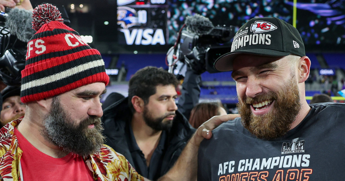 Jason Kelce diz que Travis Kelce teve que se mudar desde que começou a namorar Taylor Swift por ‘motivos de segurança