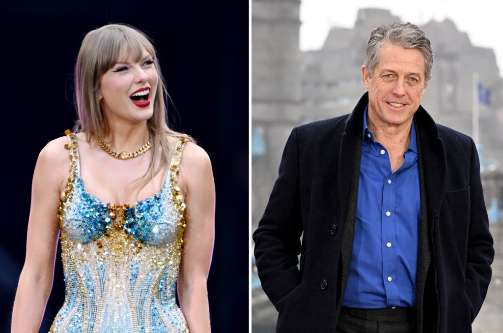 Taylor Swift se denomina ‘fã de longa data de Hugh Grant’ após o ator elogiar a turnê Eras