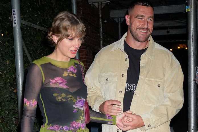 Travis Kelce afirma que a namorada e popstar Taylor Swift cria rotas para o Chiefs em seu tempo livre