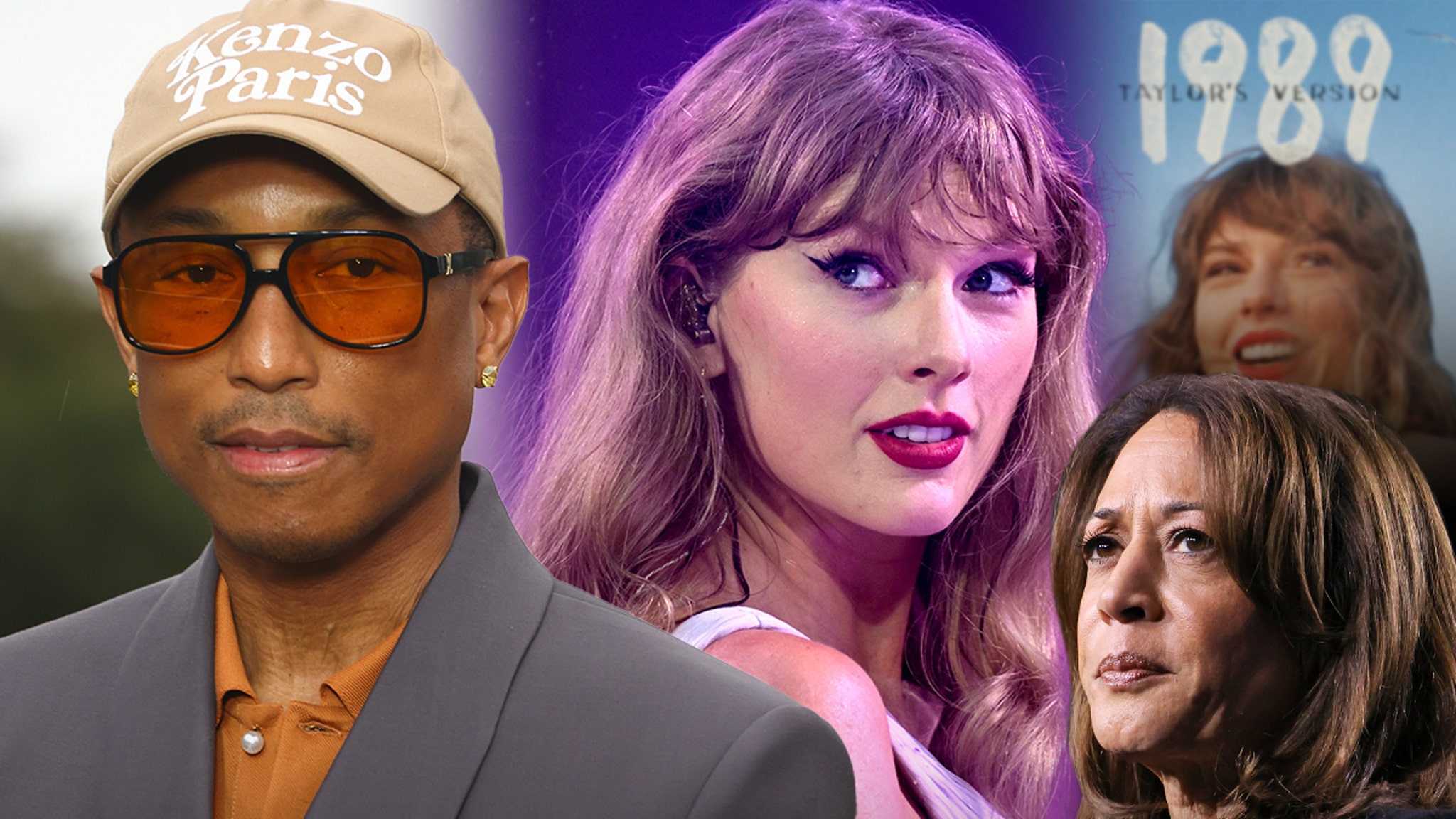 Pharrell Williams Nega Desmerecer Apoio de Taylor Swift a Kamala Harris